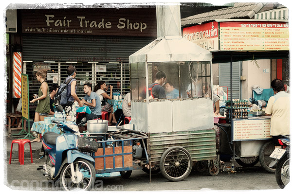 Puesto de comida callejera
