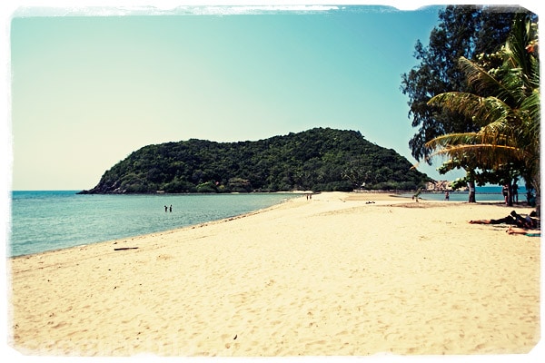 La playa de Haad Mae Had