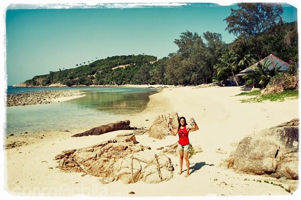 Llegada a la playa de Haad Khom