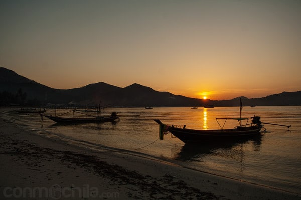 Una de las preciosas puestas de sol