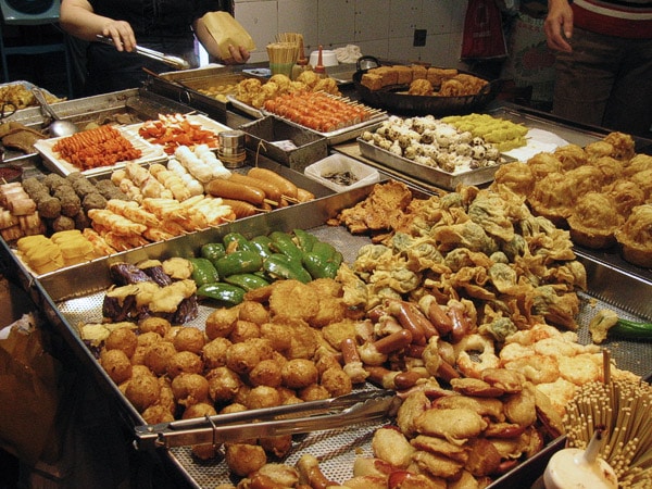 Comida callejera en Hong Kong