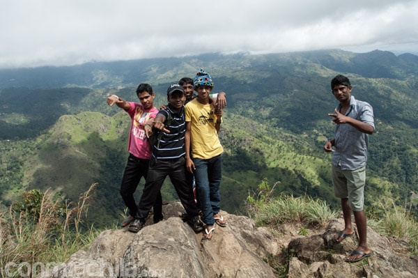 Posando para la foto
