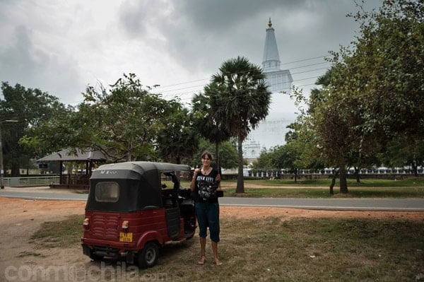 Visitando templos con el tuk-tuk
