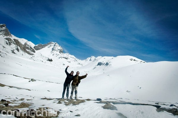 At Ice Lake (4600m) during an acclimatization day to manage altitude sickness.