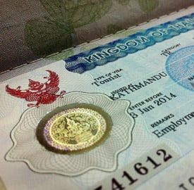 Visado de Tailandia en Nepal