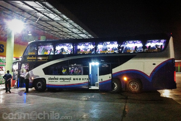 El autobús que hace la ruta