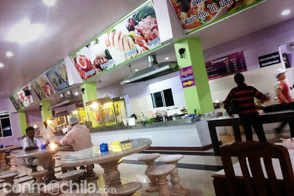 Restaurante donde se para a comer