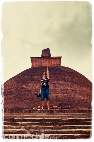 En la stupa de Jetavanaramaya