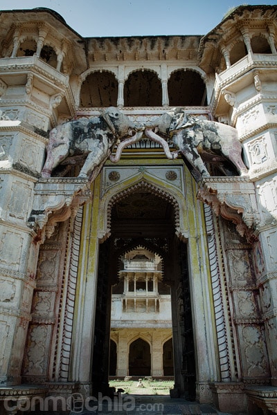 Entrada al palacio de Bundi