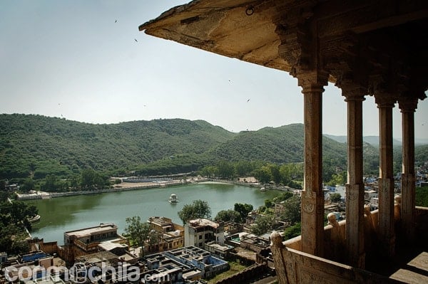 Vista del lago de Bundi