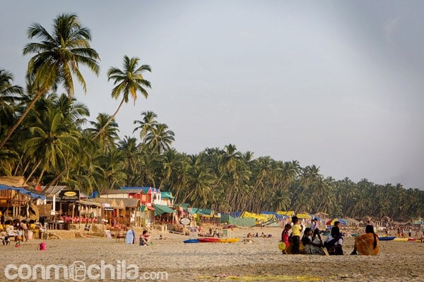 La playa de Palolem Beach