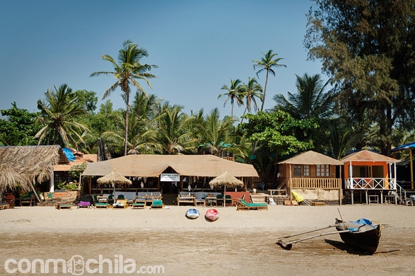 La bonita playa de Patnem