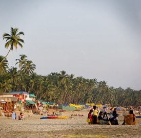 Palolem Beach en Goa