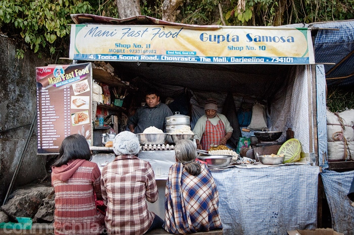 Puesto de comida callejera