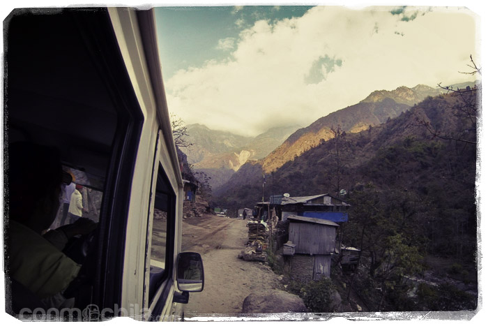 Camino de Syange en el 4x4