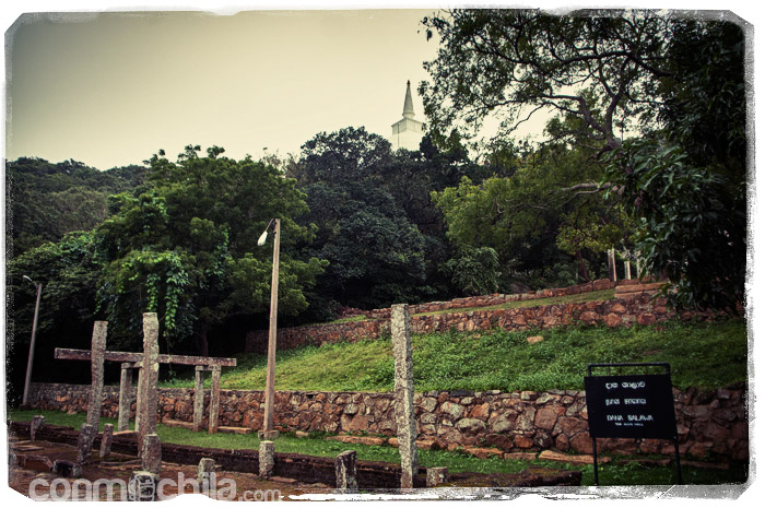 Una de las ruinas