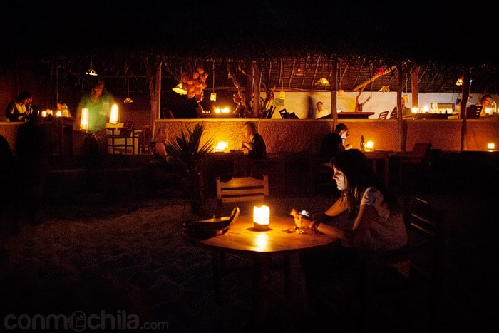 La cena a la luz de las velas