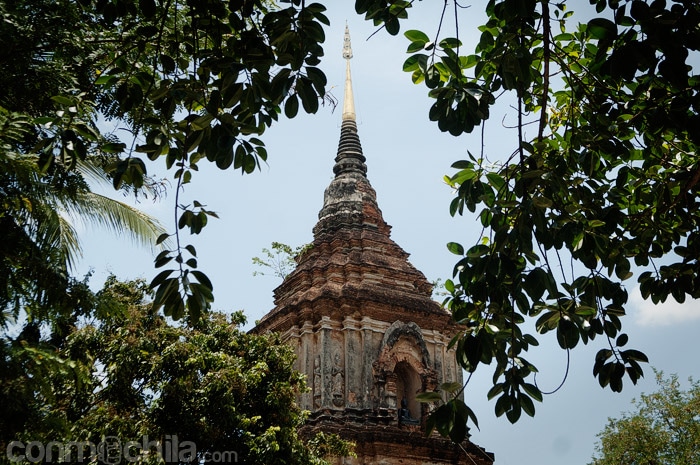 El viejo pero espectacular chedi