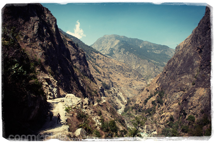 Vistas del camino hacia Tal