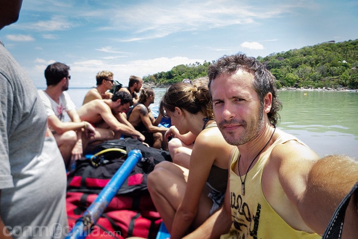 Camino del barco grande