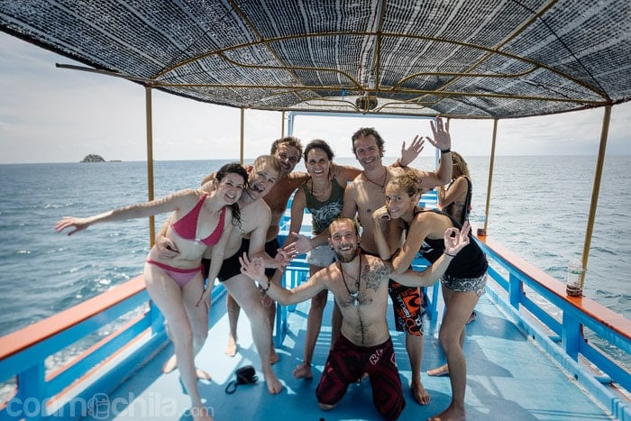 Foto de familia el último día. ¡Prueba superada!