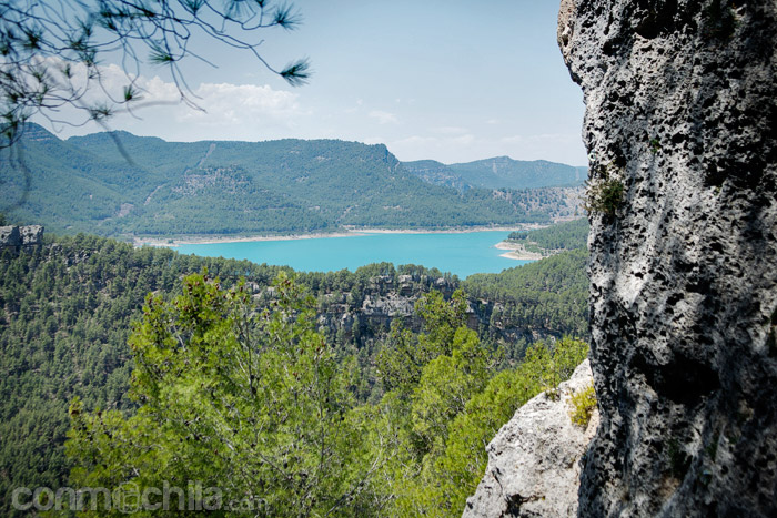 Las vistas desde arriba del pantano