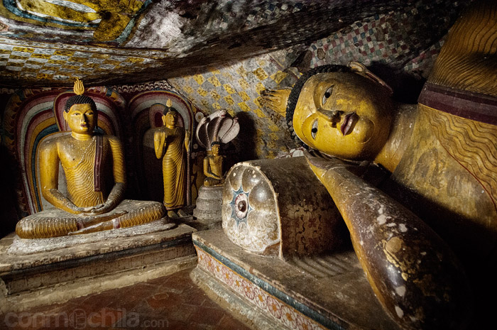 Imagen del buda reclinado