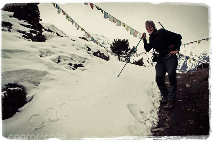 Que sirve para entretenerse dibujando en la nieve