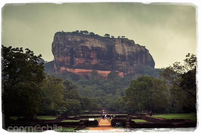 La impresionante Roca del León de Sigiriya