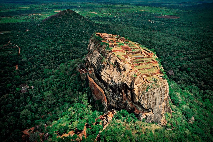 La Roca del León a vista de pájaro