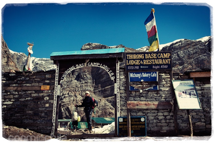Entrada a Thorong Pedi