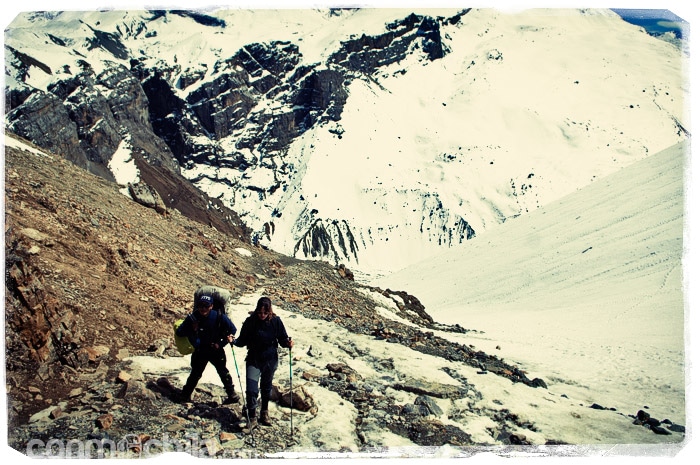 Comienza la subida al High Camp