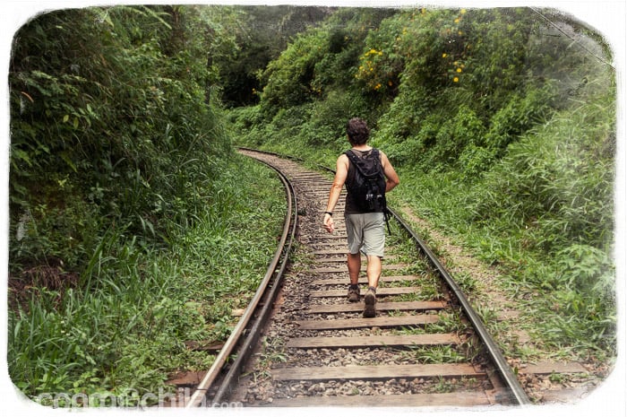 ¡Por fin las vías del tren otra vez!