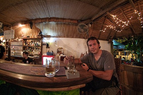 Sihanoukville - Cerveza Angkor beer de barril