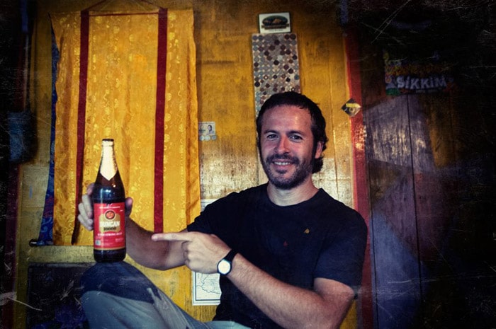 Kechuperi village, Sikkim - Cerveza Duncan 10000 Super Strong