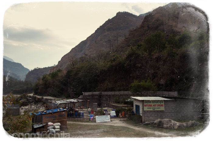 Vista de las "Hot Springs"