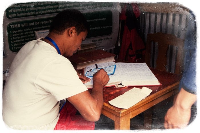 Sellando nuestros permisos en el check post