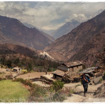 La subida por el precioso lugar
