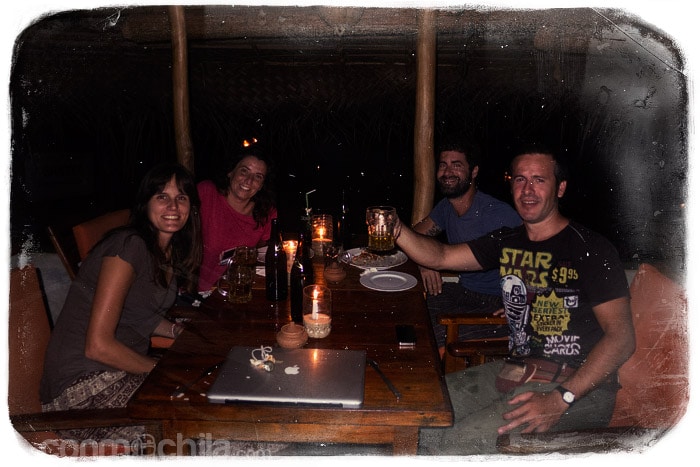 Cenando con Diana y Fede