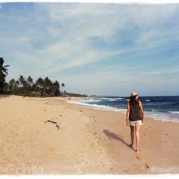 Paseando por la playa