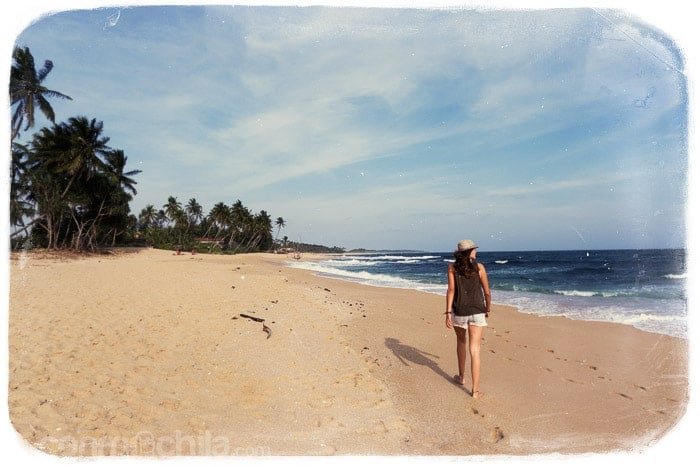 Paseando por la playa