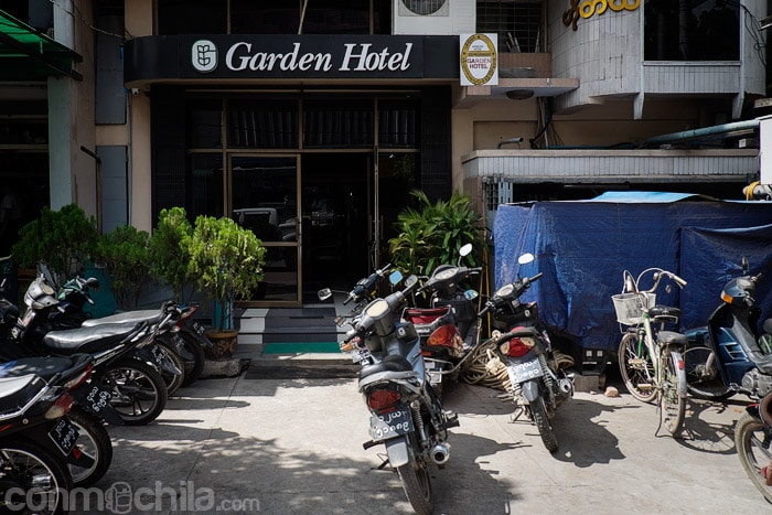 Fachada del Garden Hotel