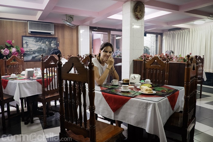 El comedor para desayunar