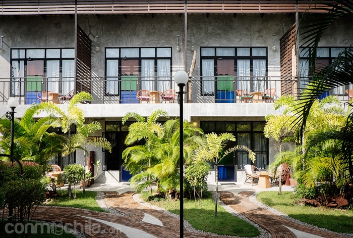El edificio de habitaciones de The PictureBook guesthouse