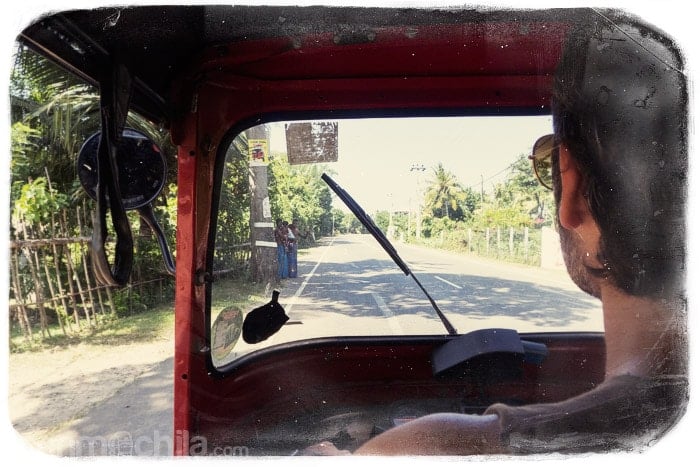 En nuestro tuk tuk camino de la playa