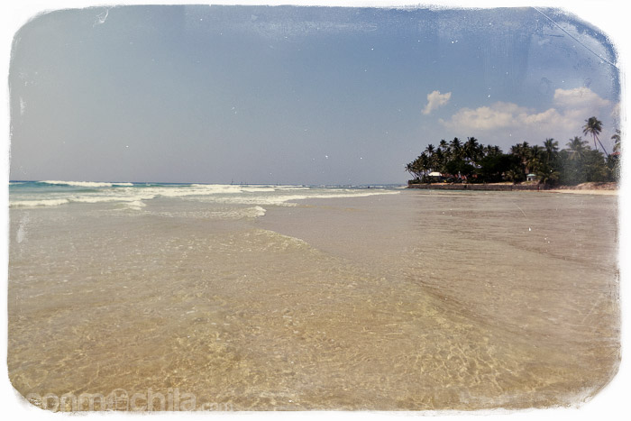 La inmensa y bonita playa