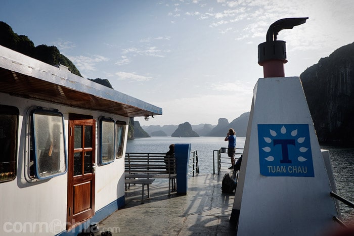 El paseo en ferry por la bahía
