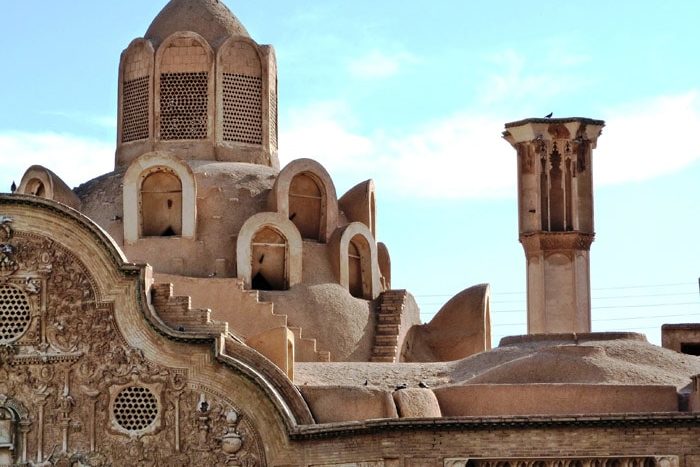 Kashan, casa tradicional de Borujerdi (torres ventilación