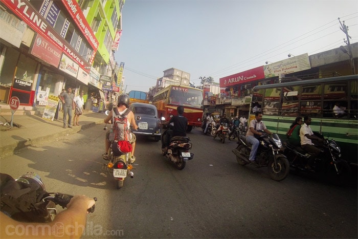El tráfico de India