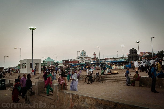 El mercado de la zona de Kanyakumari